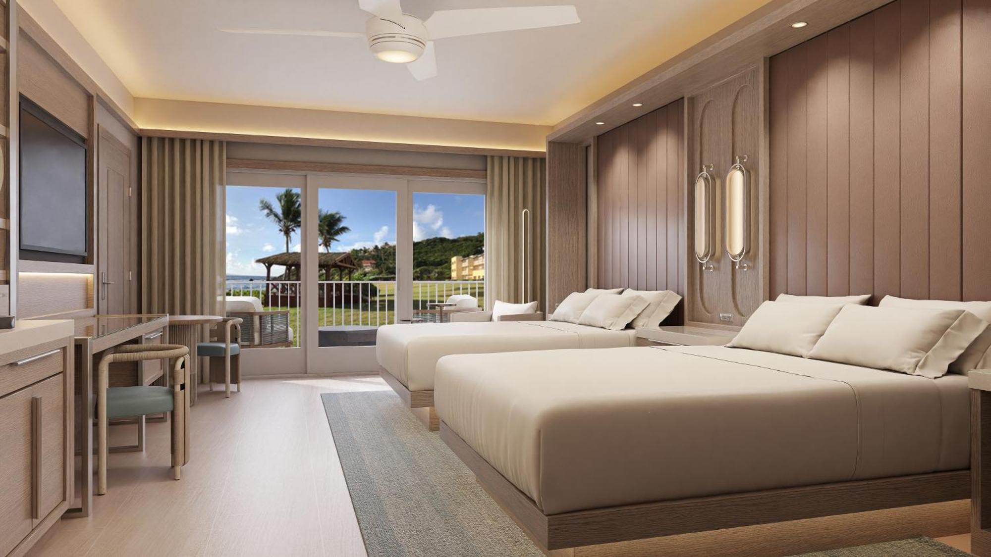 Deluxe Queen Room Two Queen Beds Balcony Ocean View,1530528634:JPEG